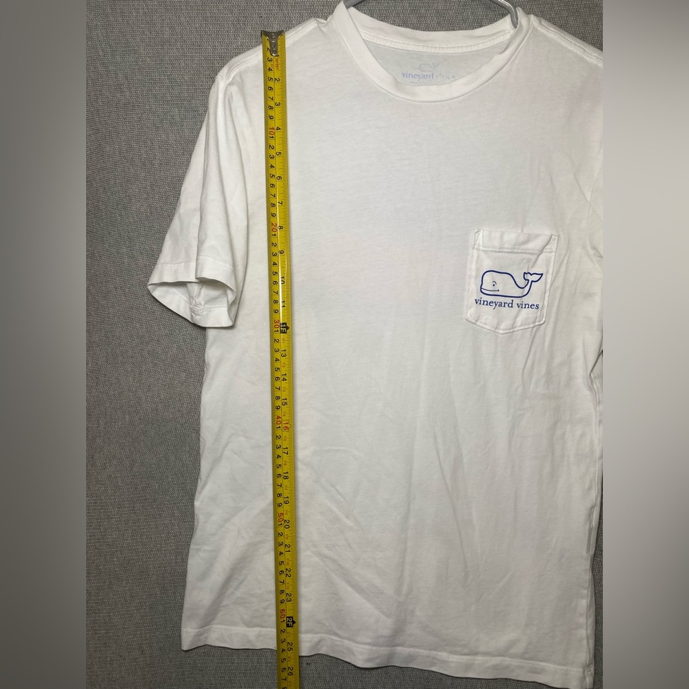 Vineyard Vines Men Short Sleeve Pocket Crew Neck Tee T-Shirt "FLAG SAILS" XS - Picture 5 of 9